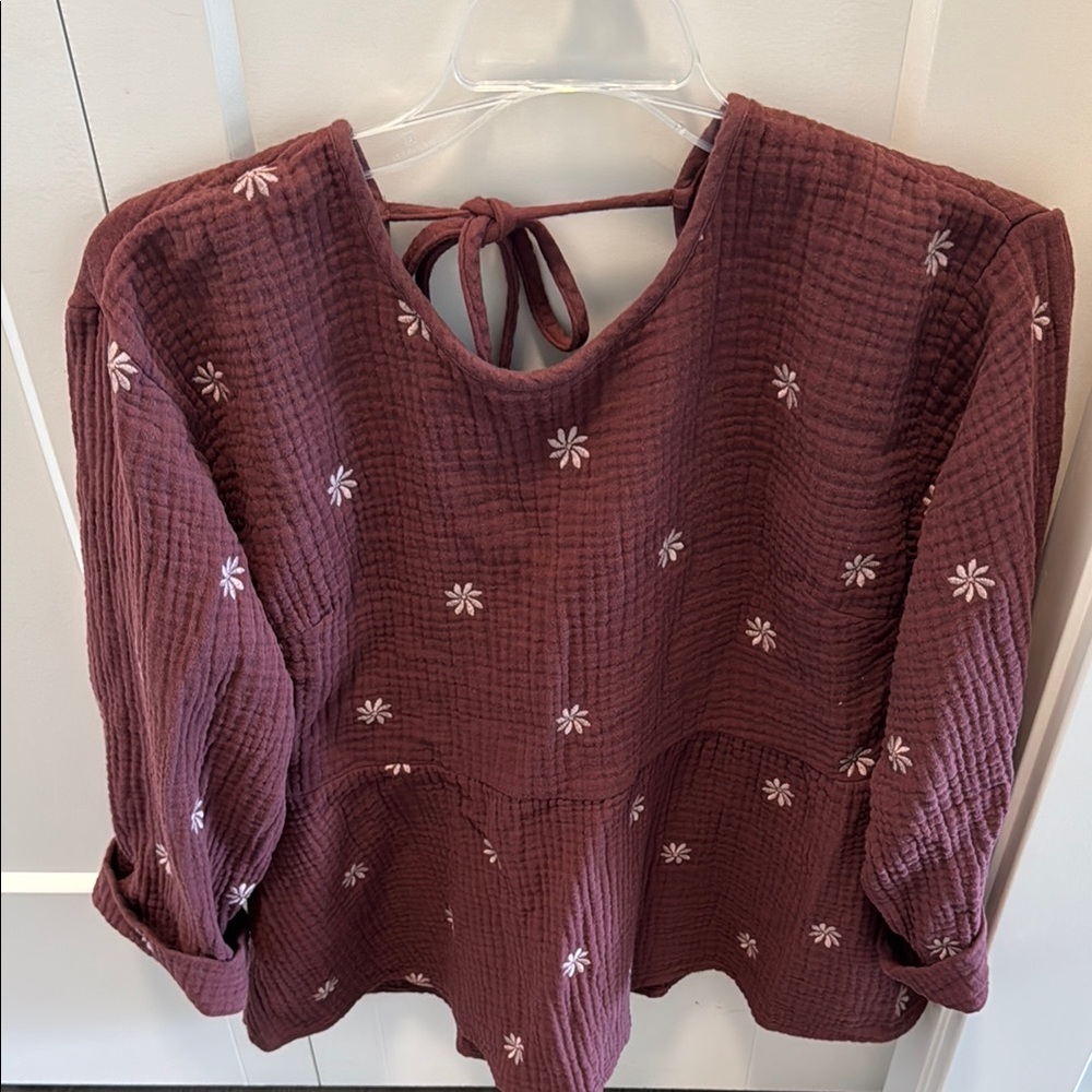 Madewell Peplum Blouse